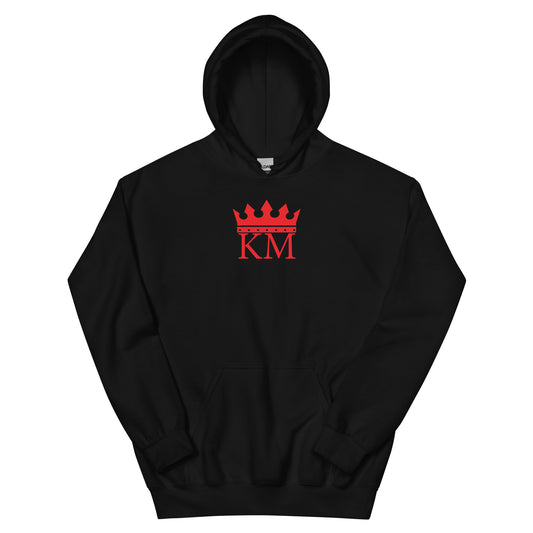 King Mentality Hoodie with Large Red Logo