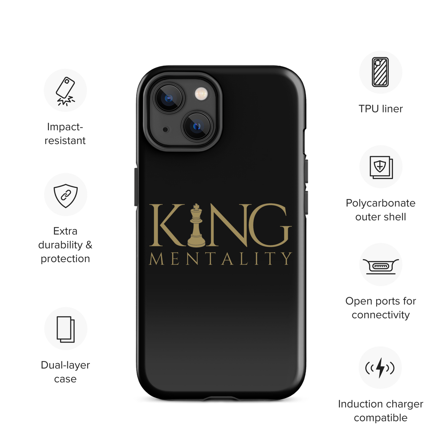 King Mentality Case for iPhone® (Tough Case)