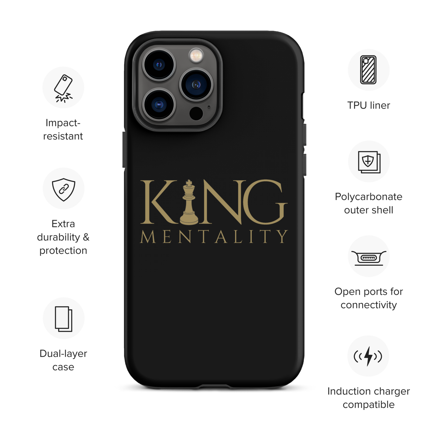 King Mentality Case for iPhone® (Tough Case)